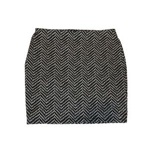 Old Navy Black and White Mini Pencil Skirt